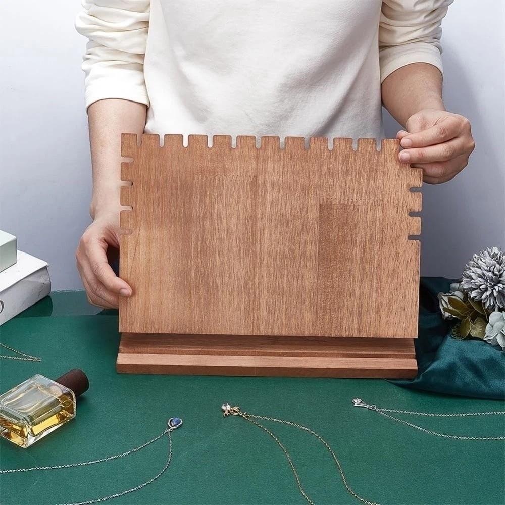 Wood Jewelry Necklace Display Stand Hanging Necklace Jewelry Holder  Gift