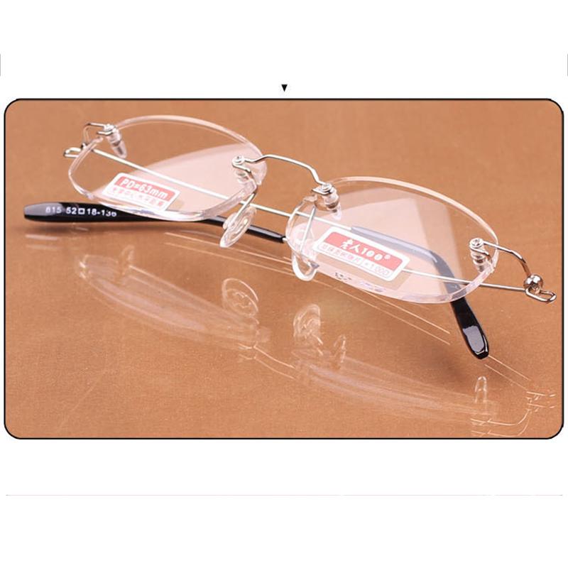 Cheap Rimlessframe Reading Glasses Readers Small Eyeglasses Resin