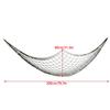 Thicken Ultra Strong High Bearing Weight Outdoor Nylon Mesh Hammock for Travelling