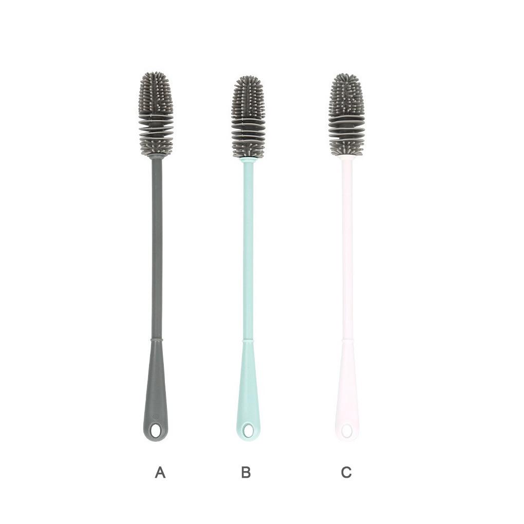 Brosse de Nettoyage de Bouteille en Silicone Tasses à Café Gobelet à Boisson Éponge à Récurer Résistante à la Chaleur Gadget Accessoires Bureau Restaurant Cuisine