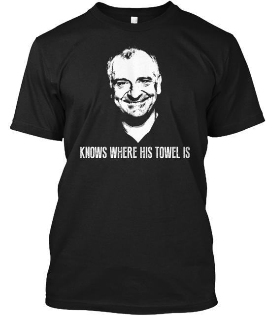 The Hitchhiker s Guide To The Galaxy T-Shirt Made in the USA Size S to 5XL Unisex T-Shirt M