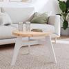 VidaXL Round Table Top Ø60x3 Cm Solid Pine Wood 833664