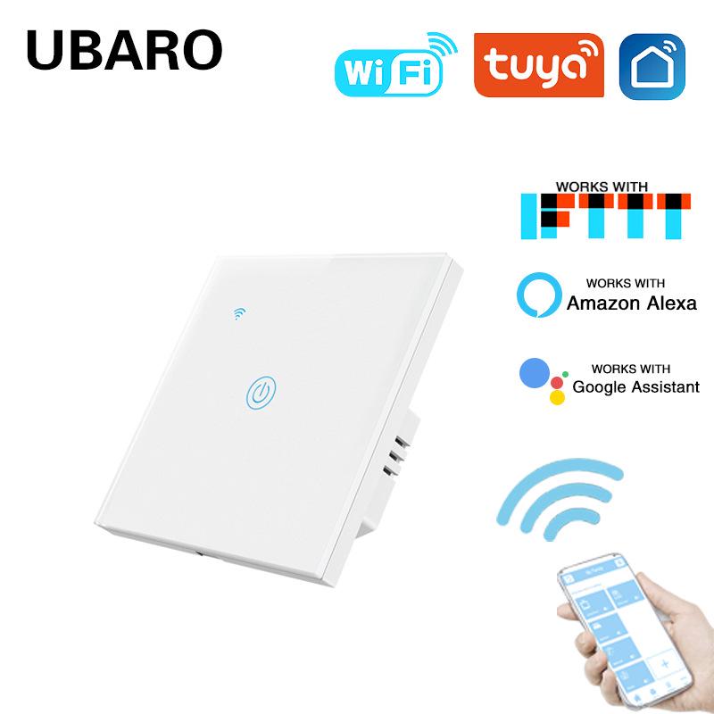 

Alice Voice-Activated Graffiti Smart Switch with Tempered Glass Panel and Timer, EU Standard