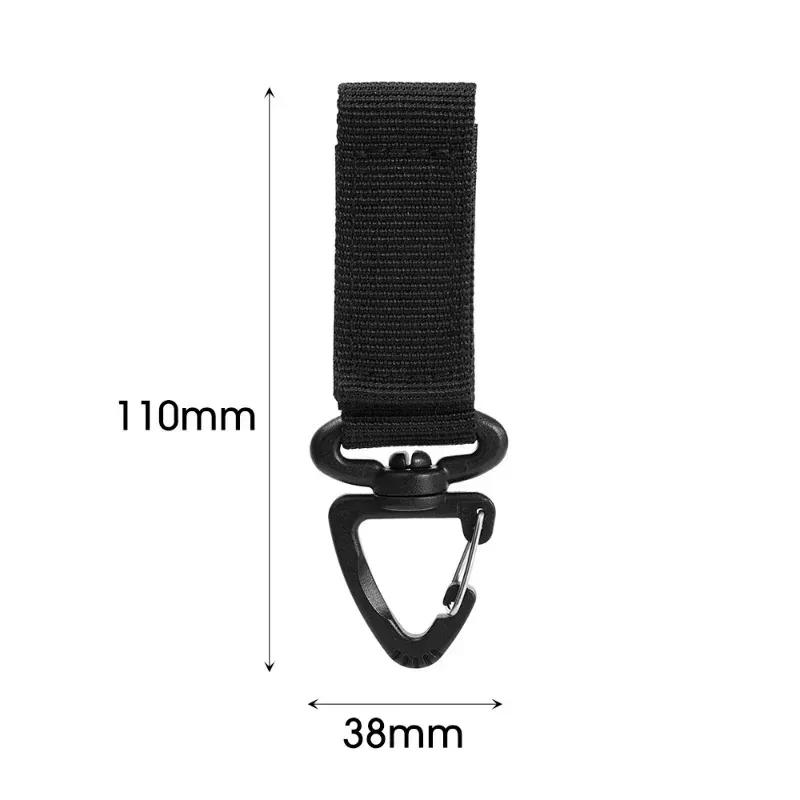 EDC Tactical Nylon Band Schlüsselanhänger Rucksack Karabiner Verschluss Haken Verschluss Haken Schnalle Outdoor Camping Wandern Gurtband Clip Schnalle