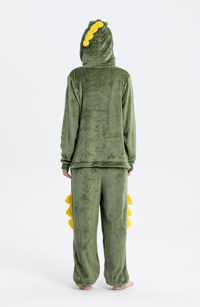 dorawithme Crocodile Kigurumi Pajamas for Animal Cosplay Unisex Adults, Loungewear, Costume, Halloween, Christmas, (Size S)