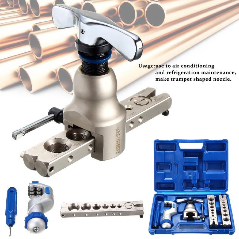 New Pipe Expander Refrigeration Eccentric Cone Ratchet Flaring Flare Tool Kit