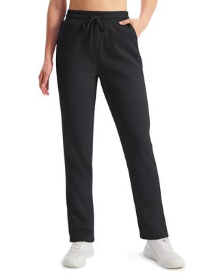 KEFITEVD Warm Warm and Comfortable for and Casual Straight Perfect for and Size Women's Fleece-Lined Pants, Winter, Loungewear, Sports, Wear. Fit.