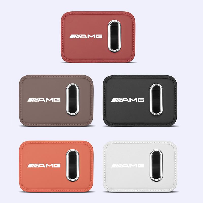 Multi Functional Car Door Panel Storage Box Tissue Box Storage Sticker For Mercedes Benz AMG A B C E G CLA GLA W211 W214 W205