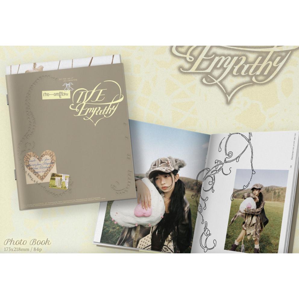 [Official Special Offer: Sawe1 + Top Loader GIFT] Ive Album Empathy Levelheart Attitude Mini Album 3rd Genuine Photocard Unreleased Goods