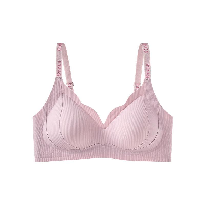 Petal cup gathered small chest comfortable support pull anti-sagging bra cover spring