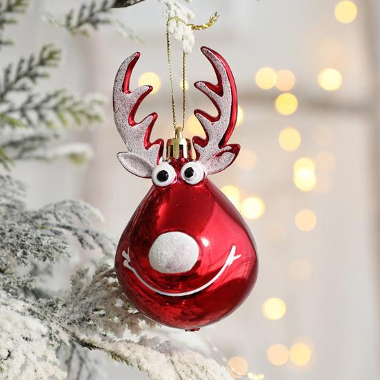 Julgranskulahänge Användbar Dekorera Utsökt Julgranskulahänge Tecknat Djur Julfest Dekoration Kulhänge