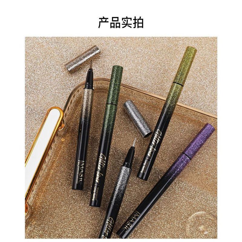 IMAGIC - 8 Farben Glitzer Flüssiger Eyeliner Set