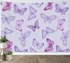 Purple Butterfly Tapestry Vintage Butterfly Tapestry Wall Hanging Fantasy Wall Art Living Room Bedroom Dorm Party Decorations