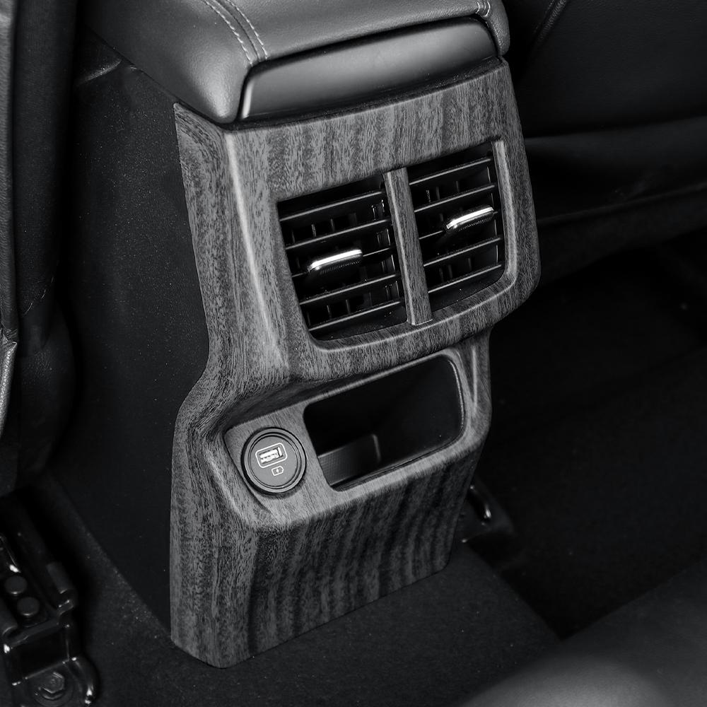 Vehicle Interior Trim Accessories Rear Air Vent Decorative Frame Covers ABS Material For KIA SELTOS 2021-2023 Left-hand Drive