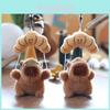 Cute Animal Plush Keychain With Pp Cotton Filling For Backpack And Phone Accessories
