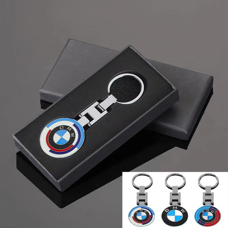 Car Emblem Keychain H Buckle Double-sided Key Ring For BMW G30 G32 G01 G02 G05 G06 G07 G26 G23 G22 F40 F20 G08 G16 G15 G14 G12 rvbf26