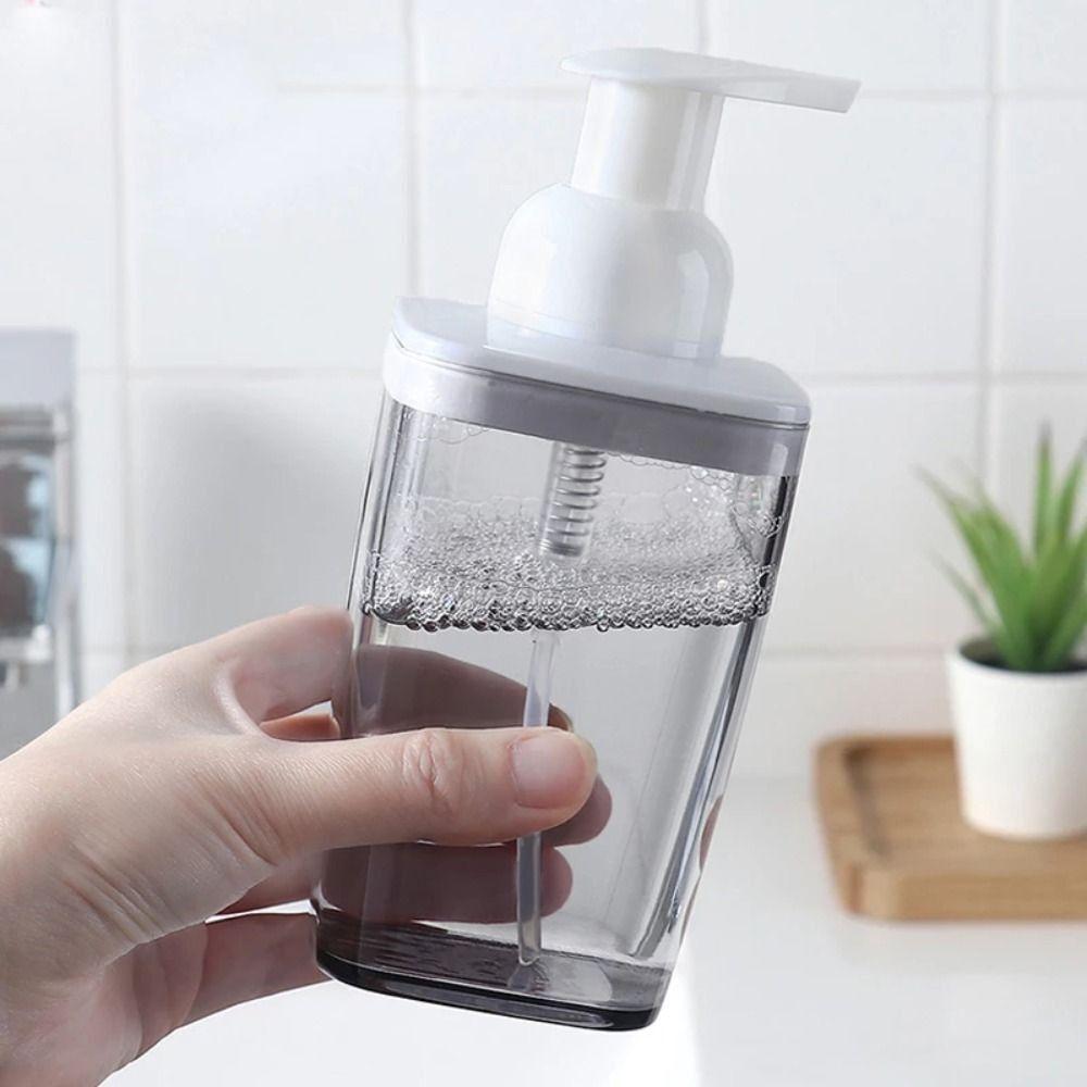 Plastic Foamer Lotion Bottle Translucent Soap Dispenser Durable Press Bottle Shampoo