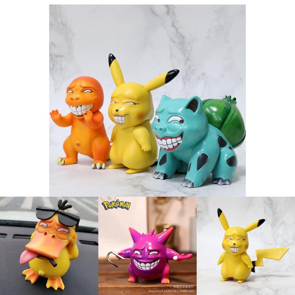 Bonecos Pokémon Coloridos e Vibrantes para Decorações de Carro e de Mesa