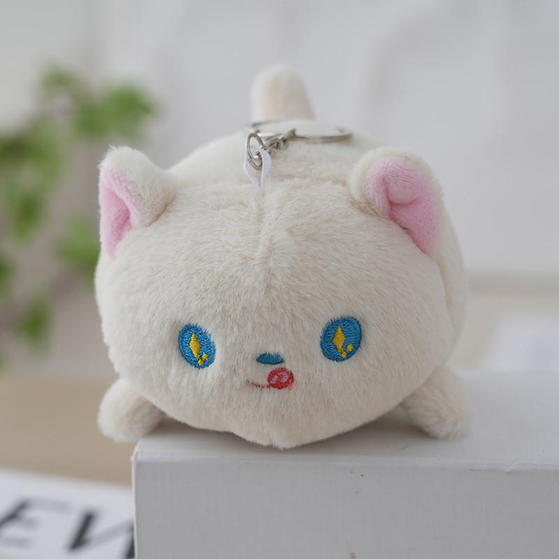 Adorable Plush Puppy Keychain Cute Soft Stuffed Dog Toy Perfect For Bags And Keys