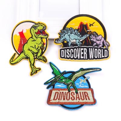 3 Pcs/pack Fusible Embroidery Patch Iron On Patches For Clothing Thermoadhesive Patches For Jackets Jeans Backpack Ironable Sewing Patch