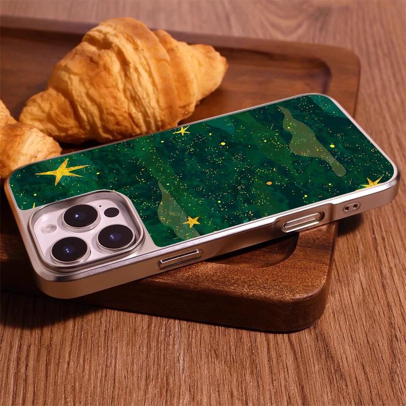 Summer Starry Sky for Apple 17 Pro Mobile Phone Case 15/16 Abstract 13 Matte PC12 Art 14 Large Holes for Men and Women