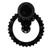 3d Gear Wall Clock Metal Black Silent Watch Big Nordic Design Modern Clcoks Wall Home Decor Mechanical Gift Industrial Decor