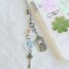 Jellyfish Star Lucky Leaf Wind Chime Keychain & Phone Lanyard Pendant