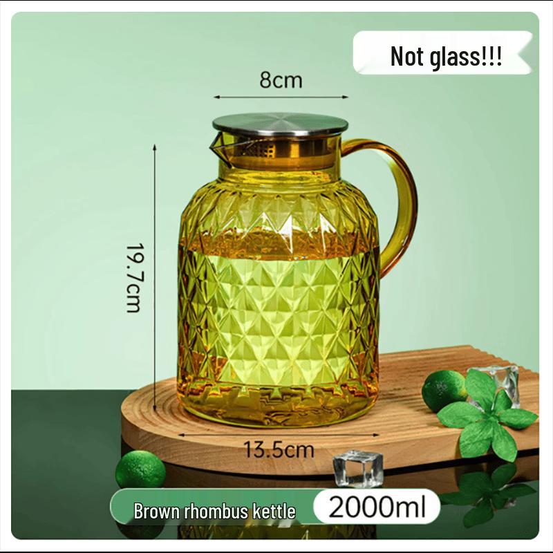 Borosilicate Glass Cold Water Pitcher