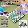 Desktop Foldable Snake Ladder Board And Game Family Chessboard Portable Folding Snake Ladder Chess
