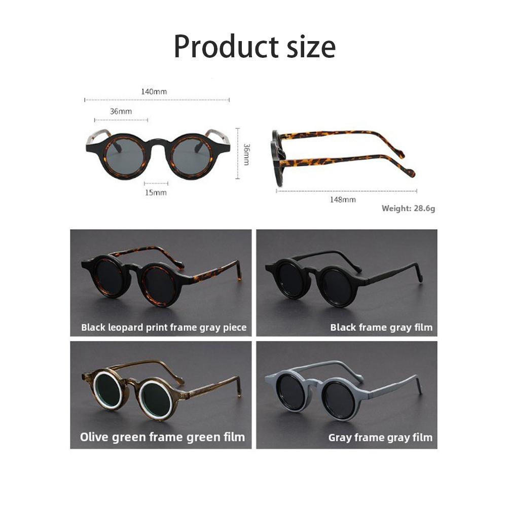 Small Frame Round Steampunk Fashion Glasses For Men  Luxury Brand  Punk Star Men Women Sunglasses Retro Glasses