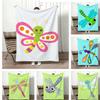 Cute Stuff Dragonfly Throw Lightweight 240g Flannel Blanket Soft Skin-friendly for Summer Cooling