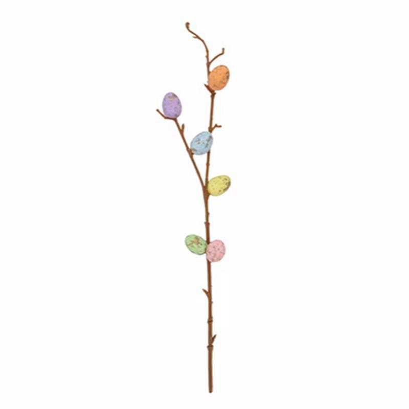 

1/3/5Pcs Artificial Easter Egg Branches 35CM Fake Bouquets for Home Decor Garden Easter Decoration Party Supplies Vase Ornament 1Pcs