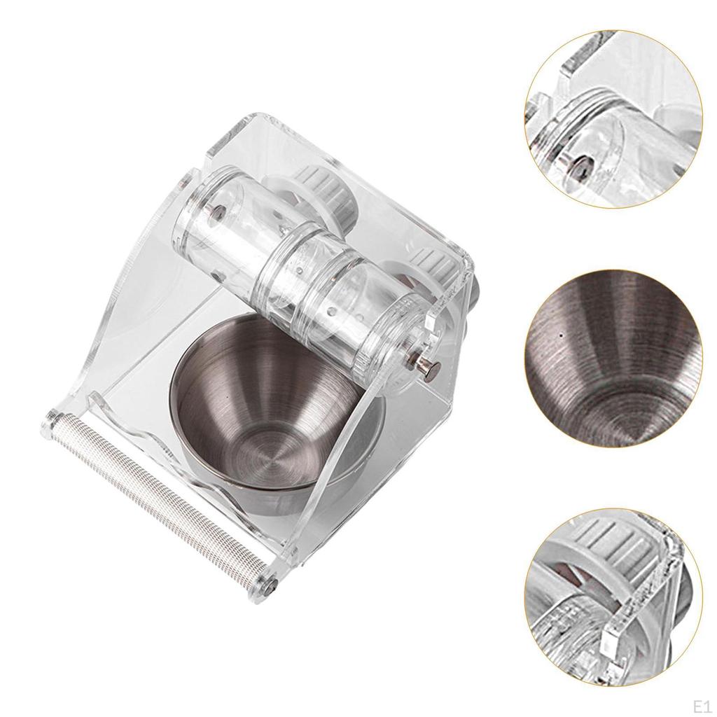 Bird Cage Feeder Foraging Toy Transparent Leakproof Easy to Clean Hanging Pet Food