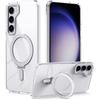 [Fusion Armour Ring] Premium Robuster Schutz-Magnetischer Ring-Ständer Hülle, MagSafe Hülle für Samsung Galaxy S24 Plus
