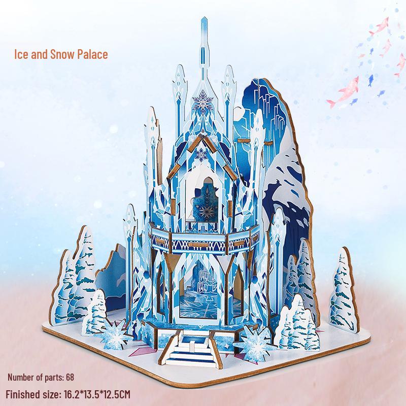 3D Wooden Puzzle Model Kit for Kids and Adults - Educational Brain Toy and Gift