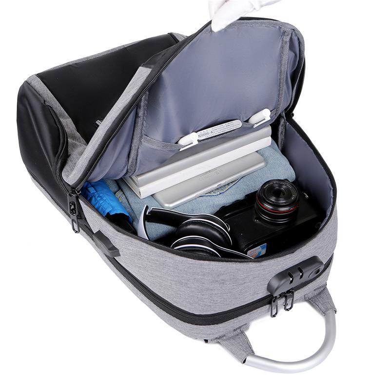 Multifunkční batoh na notebook pro podnikání a notebook USB nabíjení Night Reflection Pánský batoh Casual Bag