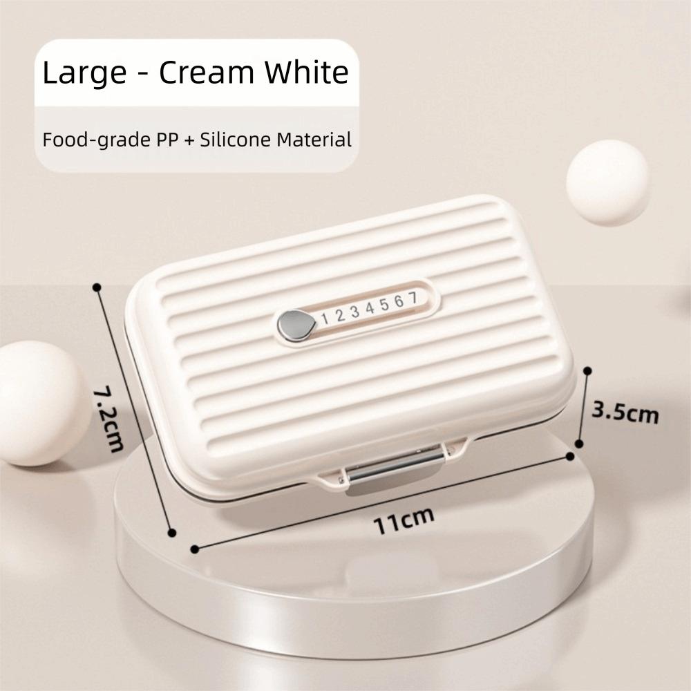 Seal Weekly Pill Box Mini 7 Compartments Vitamin Container New Pill Dispenser