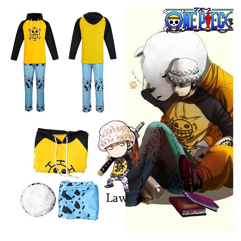 Cos One Piece Trafalgar D. Water Law Cosplay Costume