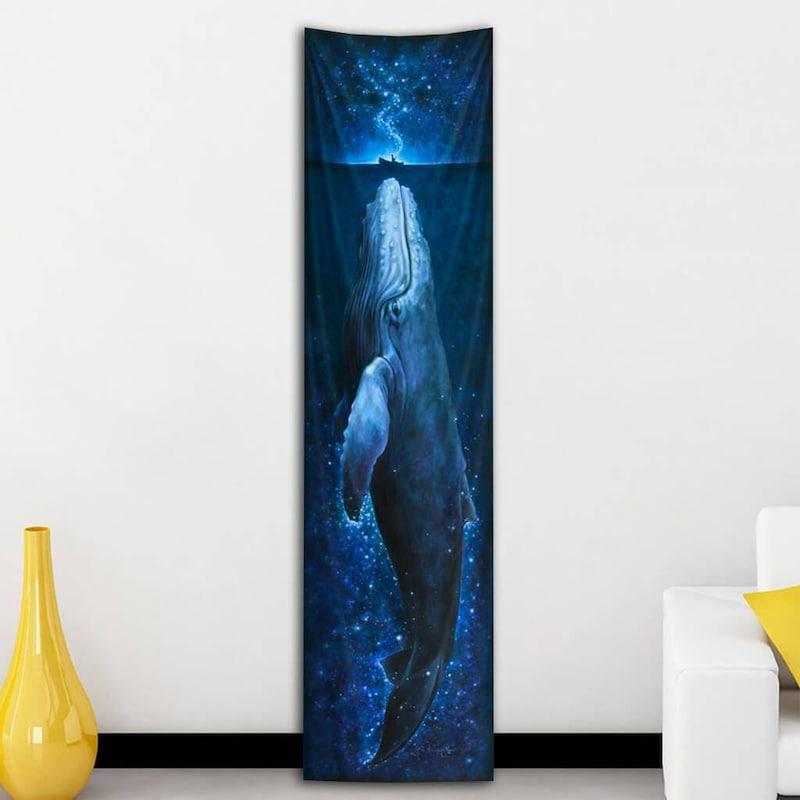Tapestry Autumn Skye whale song by 75x100 чёрный