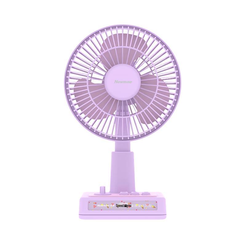 

Newmine Portable Oscillating USB Desk Fan (Quiet & Rechargeable)