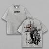 Anime BLEACH T-shirt Yamamoto Genryuusai Shigekuni Washed Oversized T Shirt Men Women Clothing Short Sleeve Polyester Tees Tops