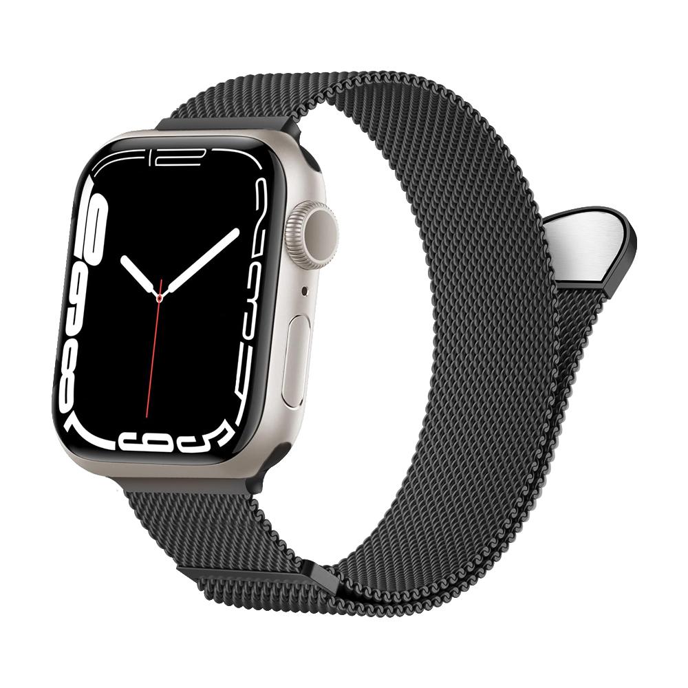 Milanese Strap For Apple Watch Ultra 2 49mm 46mm 45mm 44mm 40mm 42mm Metal Magnetic Bracelet For iWatch 10 9 8 7 6 5 4 3 SE Band