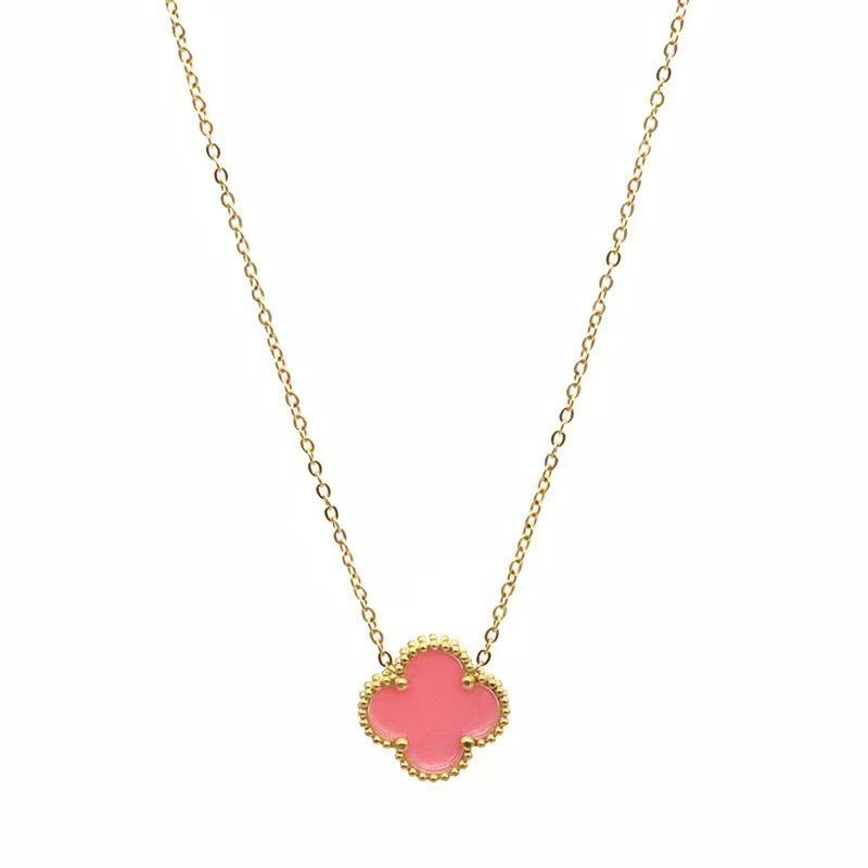 15MM Four-Leaf Clover Clavicle Necklace - Colorfast, Lightweight, Versatile Women's Luxury Ornament
