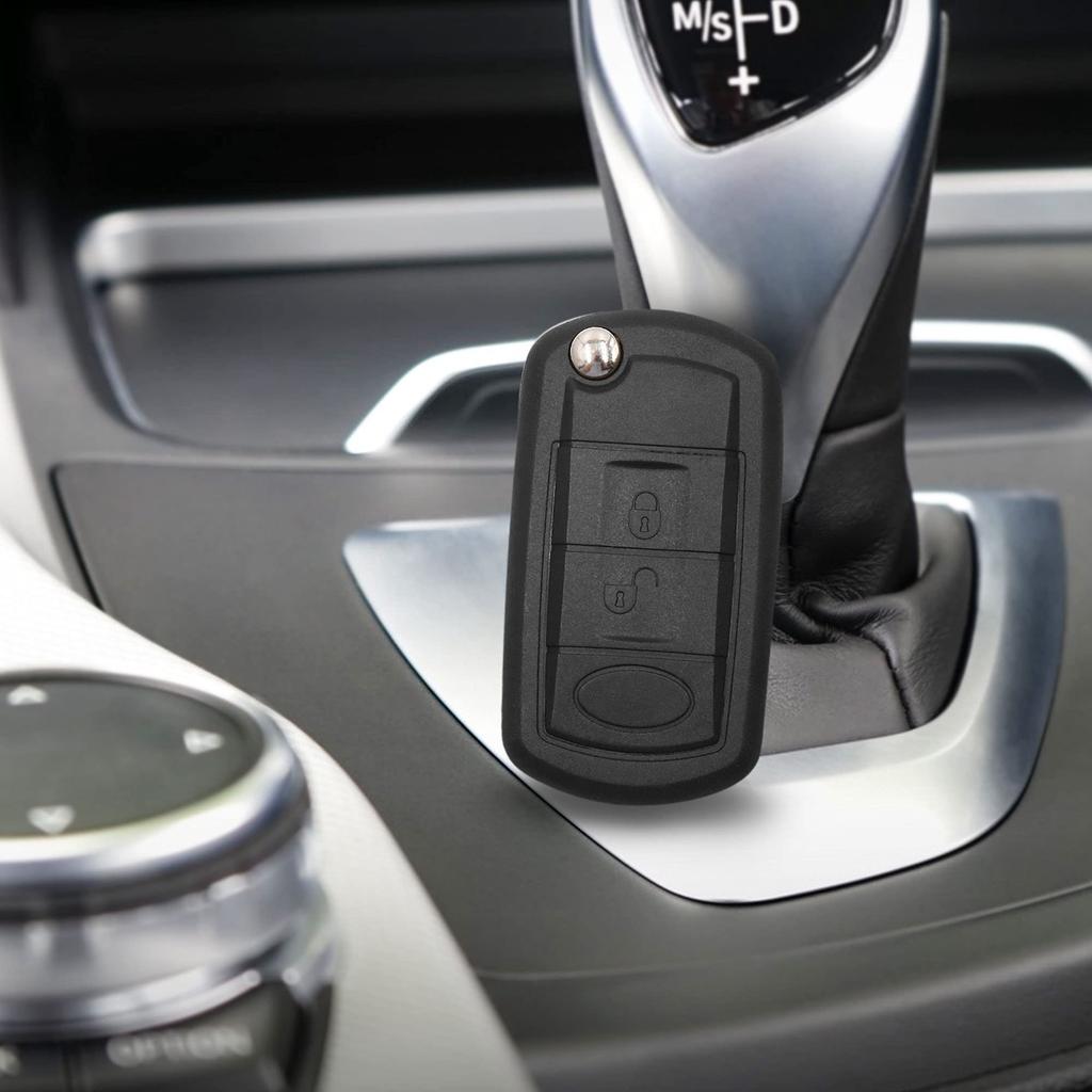 uxcell Car Key Shell Raw Fresh Key Fob Remote Control 3 Buttons for Land Rover