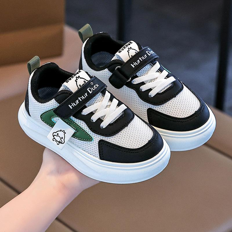 Little white shoes children's sports shoes soft-soled girls' shoes new spring and summer school boys' casual shoes white classmate