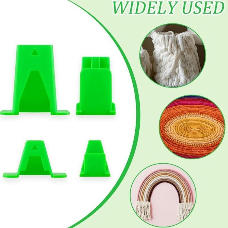 4Pcs Plastic Fabric Tube Maker Sewing Rolling Assistant Tool For Clothing Making Bedding Knitting And Crochet Project