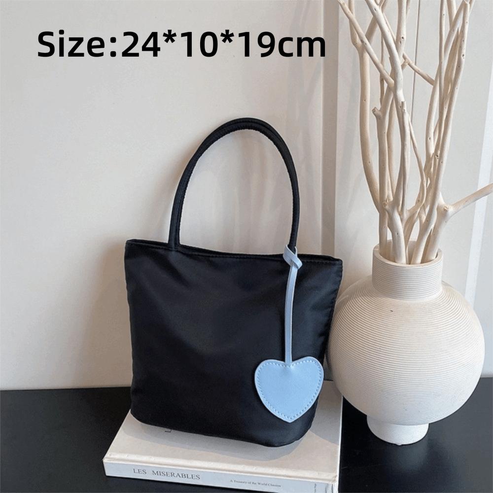 New Macaron Color Mini Tote Bag Mini All-match Design Nylon Handbag Lightweight Women's Handbag Casual