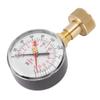 Water Pressure Gauge Aluminum Alloy Iron 0 to 200Psi Universal Water Pressure Test Gauge with 3/4