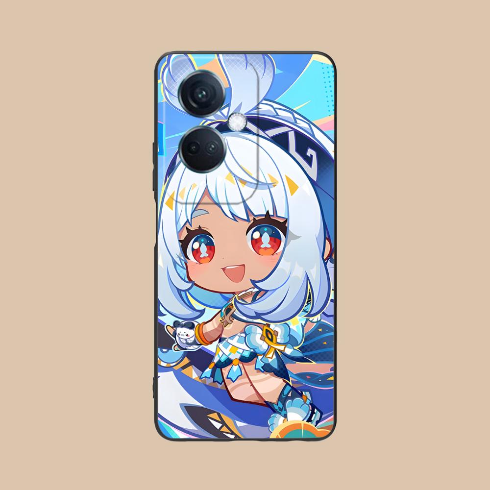 

Game GI Mualani Matte TPU Mobile Phone Case for OPPO Reno 14 13 12 11 10 9 8 7 6 5 F T Pro 5G Colorful Printing Cover OPPO Reno5 5G