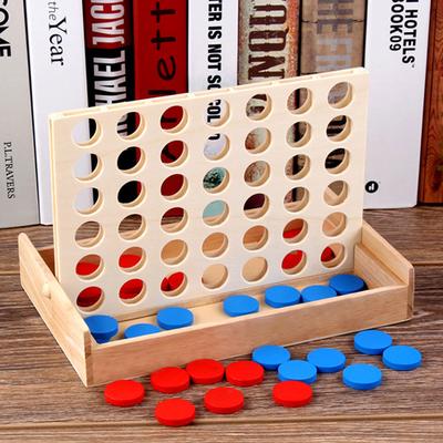 Foldable Connect 4 In A Line Board Game Classic Party Chess Family Toy Educational Children Thinking Training Board Games Adults